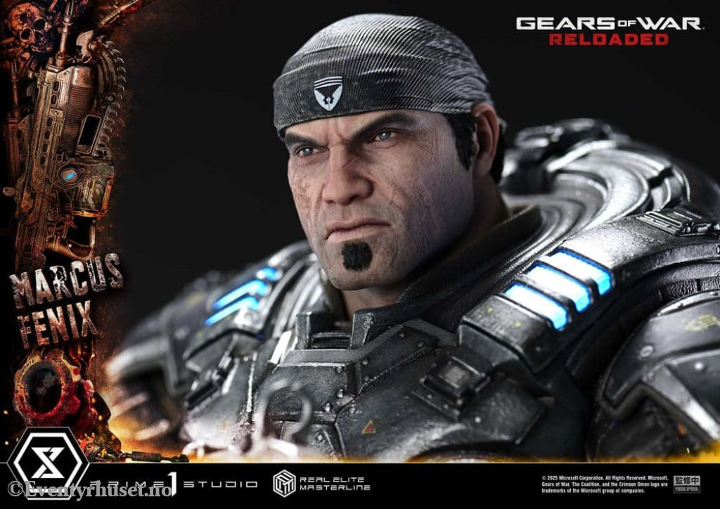 Gears of War: Reloaded Real Elite Masterline Series Statue 1/3 Marcus Fenix Ultimate Version 97 cm Collectibles