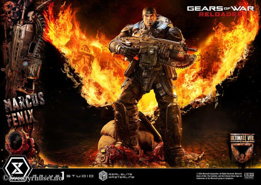 Gears of War: Reloaded Real Elite Masterline Series Statue 1/3 Marcus Fenix Ultimate Version 97 cm Collectibles