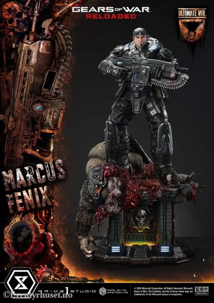 Gears of War: Reloaded Real Elite Masterline Series Statue 1/3 Marcus Fenix Ultimate Version 97 cm Collectibles