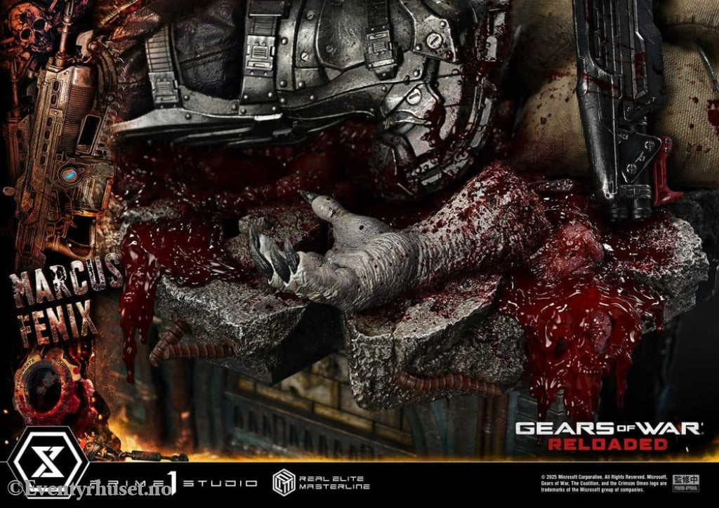 Gears of War: Reloaded Real Elite Masterline Series Statue 1/3 Marcus Fenix Ultimate Version 97 cm Collectibles