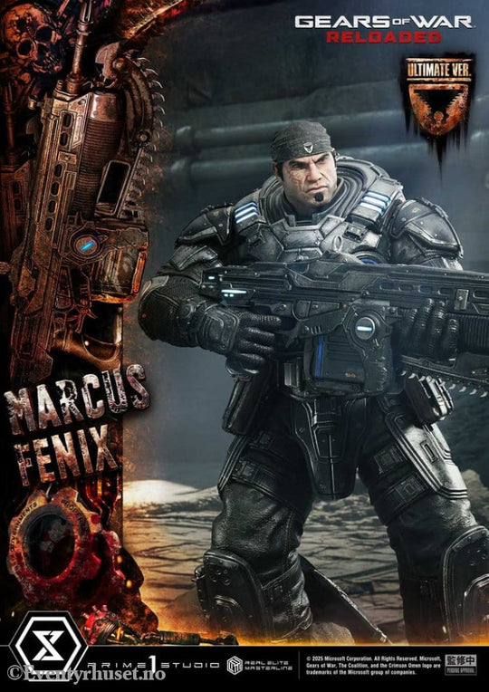 Gears of War: Reloaded Real Elite Masterline Series Statue 1/3 Marcus Fenix Ultimate Version 97 cm Collectibles
