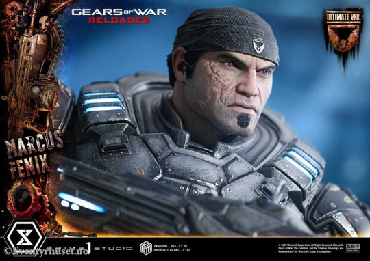 Gears of War: Reloaded Real Elite Masterline Series Statue 1/3 Marcus Fenix Ultimate Version 97 cm Collectibles