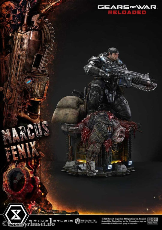 Gears of War: Reloaded Real Elite Masterline Series Statue 1/3 Marcus Fenix Ultimate Version 97 cm Collectibles