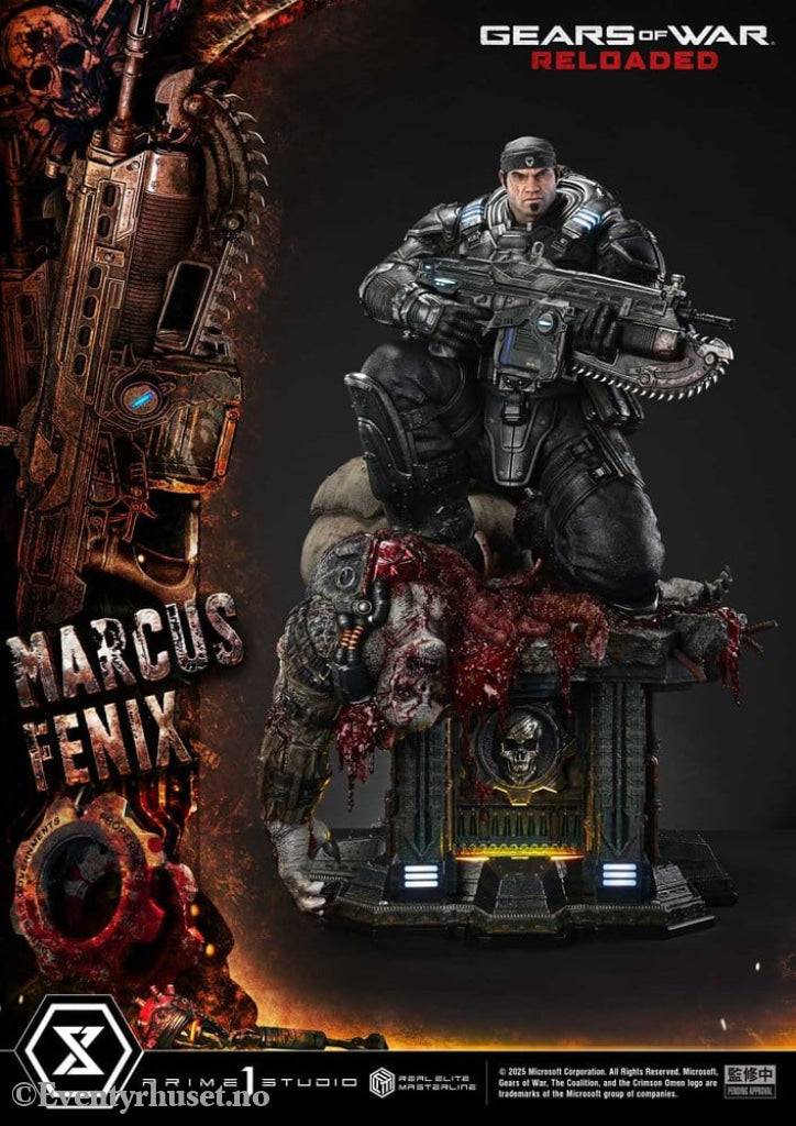 Gears of War: Reloaded Real Elite Masterline Series Statue 1/3 Marcus Fenix Ultimate Version 97 cm Collectibles