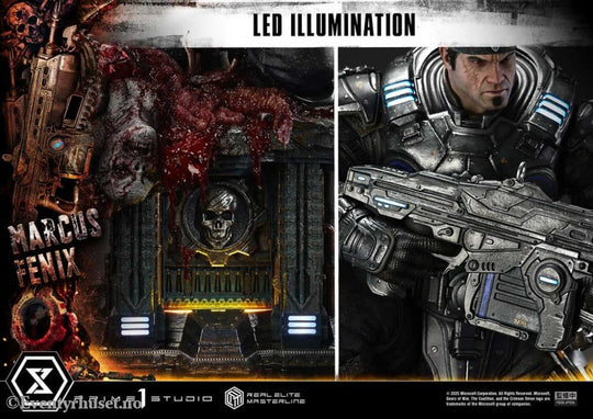 Gears of War: Reloaded Real Elite Masterline Series Statue 1/3 Marcus Fenix Ultimate Version 97 cm Collectibles