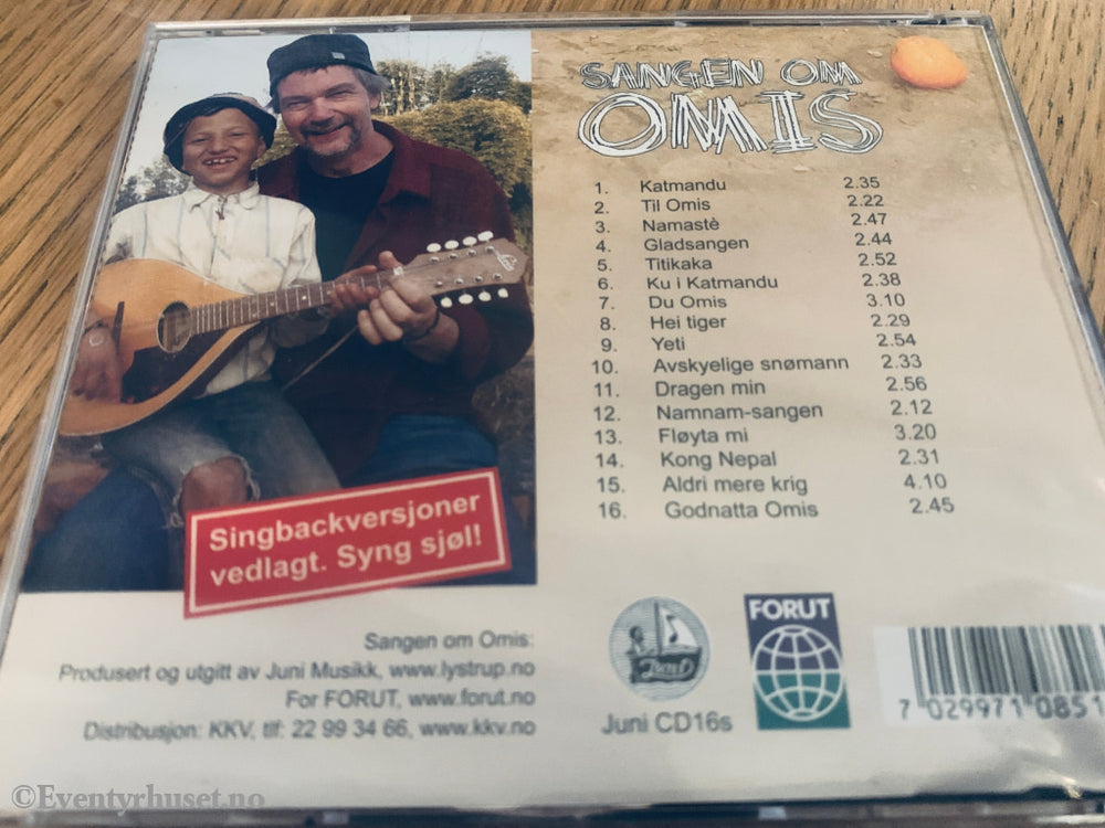 Geirr Lystrup - Sangen om Omis, 2002. CD.