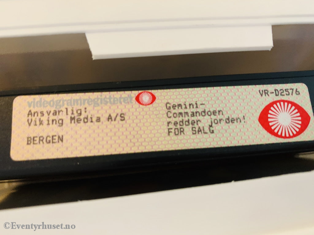 Gemini-Commandoen Redder Jorden! 1987. Vhs. Vhs