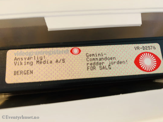 Gemini-Commandoen Redder Jorden! 1987. Vhs. Vhs
