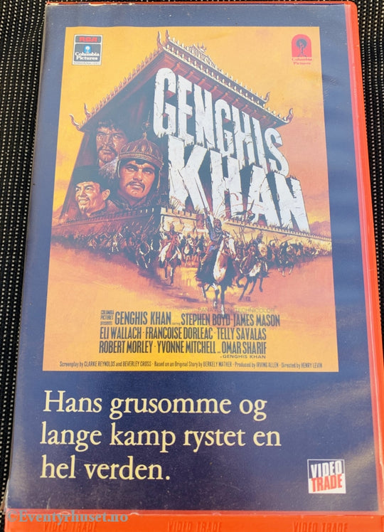 Genghis Khan. 1965. Vhs Big Box.