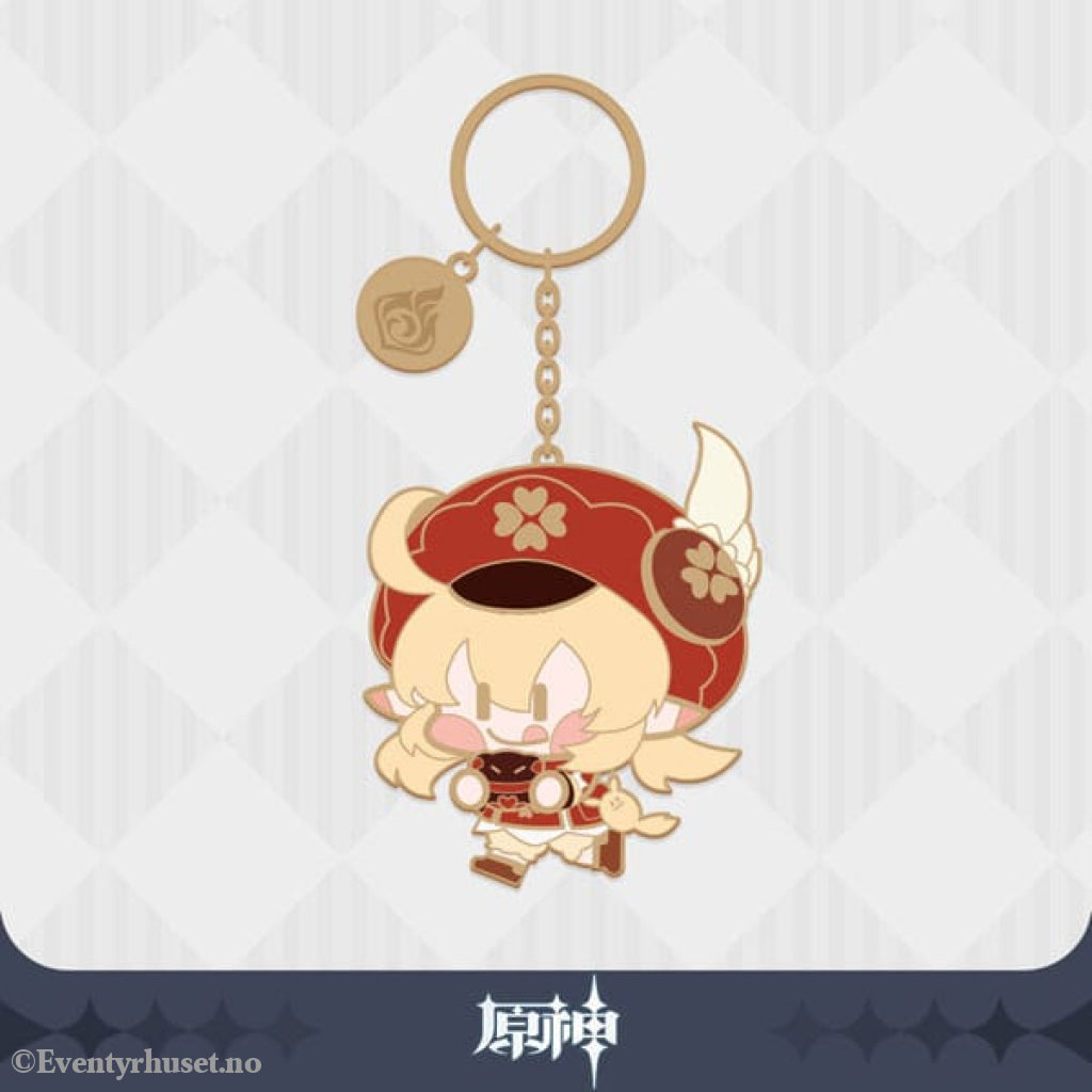 Genshin Impact Character Metal Keychain Klee Manga & Anime