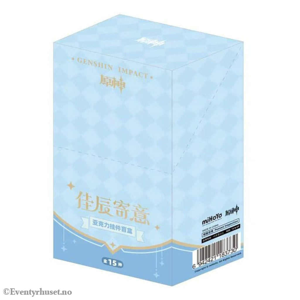 Genshin Impact Keychain Blind Box Box B Display (15) Fashion & Accessories