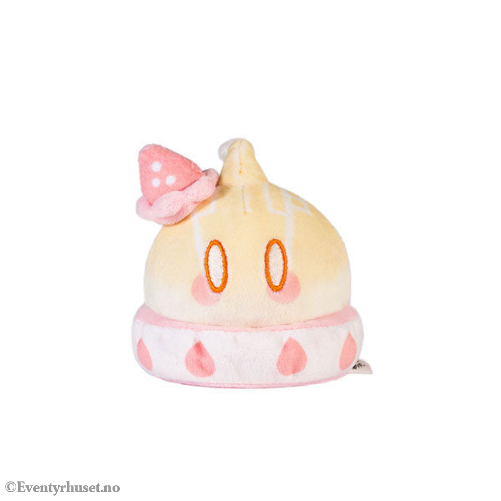 Genshin Impact Slime Sweets Party Series Plush Figure Mutant Electro Slime Strawberry Cake Style 7cm Manga & Anime