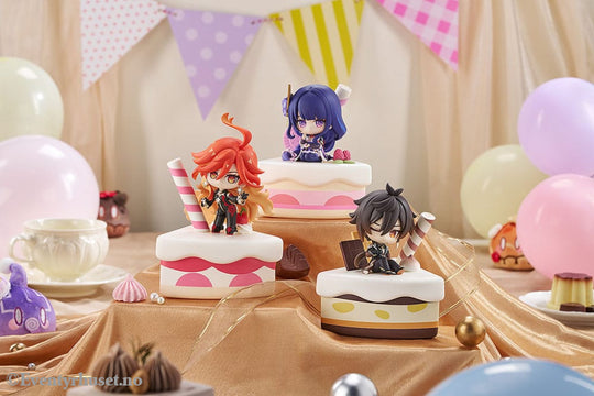 Genshin Impact Wondrous Travels Series Figure Zhongli Chibi 12 cm Manga & Anime