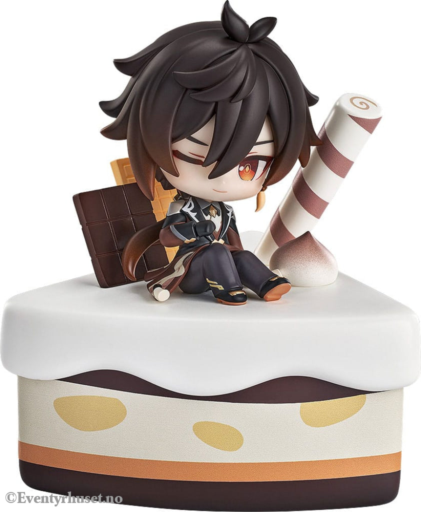Genshin Impact Wondrous Travels Series Figure Zhongli Chibi 12 cm Manga & Anime