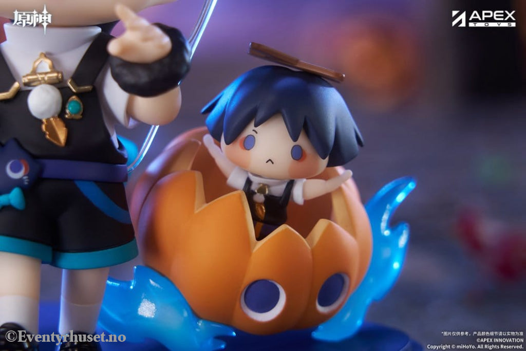 Genshin Impact You Ye Qi Xiang Series Chibi Chara PVC Statue Wanderer 10 cm Manga & Anime