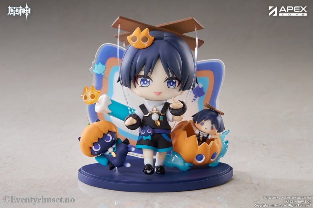 Genshin Impact You Ye Qi Xiang Series Chibi Chara PVC Statue Wanderer 10 cm Manga & Anime