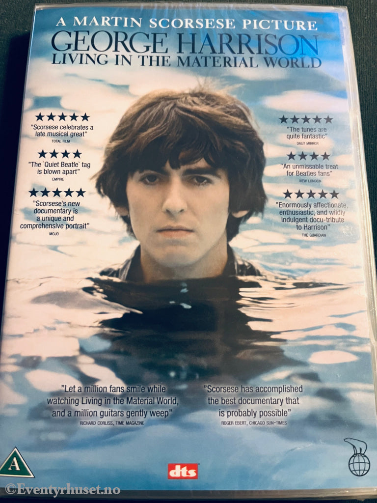George Harrison - Living In The Material World. Dvd Ny I Plast!