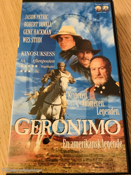 Geronimo. 1993. Vhs. Vhs