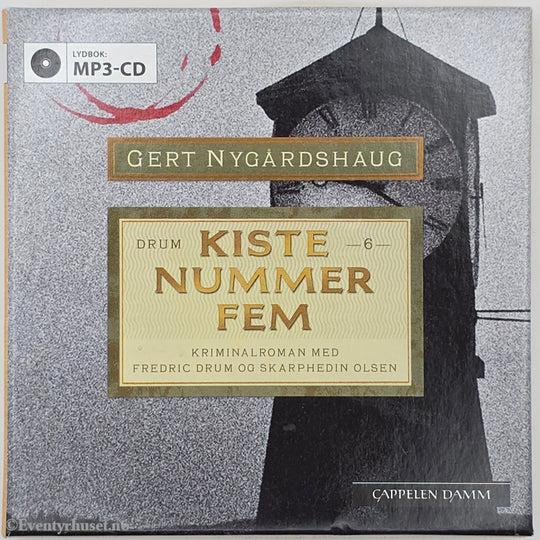 Gert Nygårdshaug. 2011. Kiste nummer fem. Lydbok på CD.