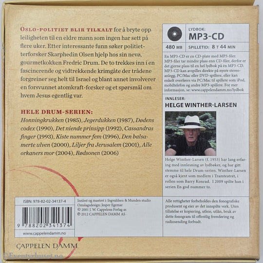 Gert Nygårdshaug. 2013. Liljer fra Jerusalem. Lydbok på CD.