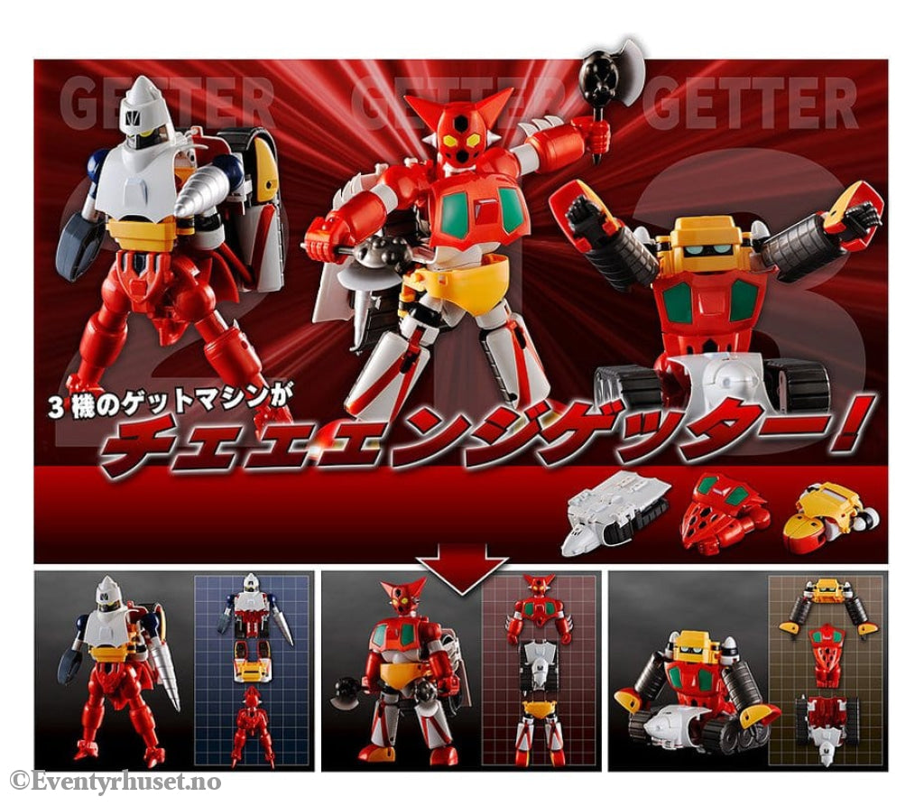 Getter Robo Action Figure 3-Pack Dynamic Change Getter Robo 12 cm Toys