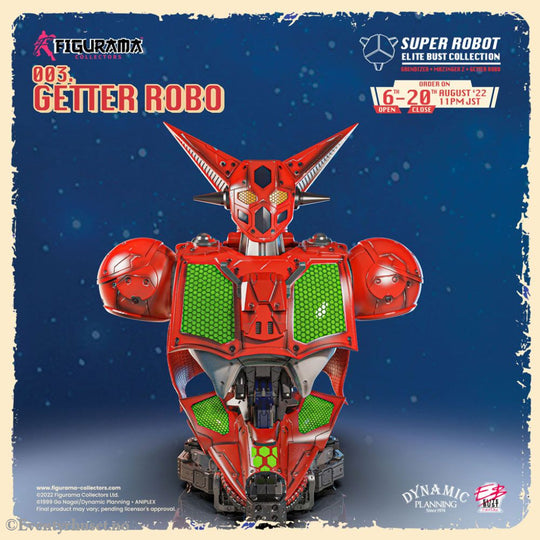Getter Robo Super Robot Elite Bust 1/3 Getter Robo 26 cm Manga & Anime