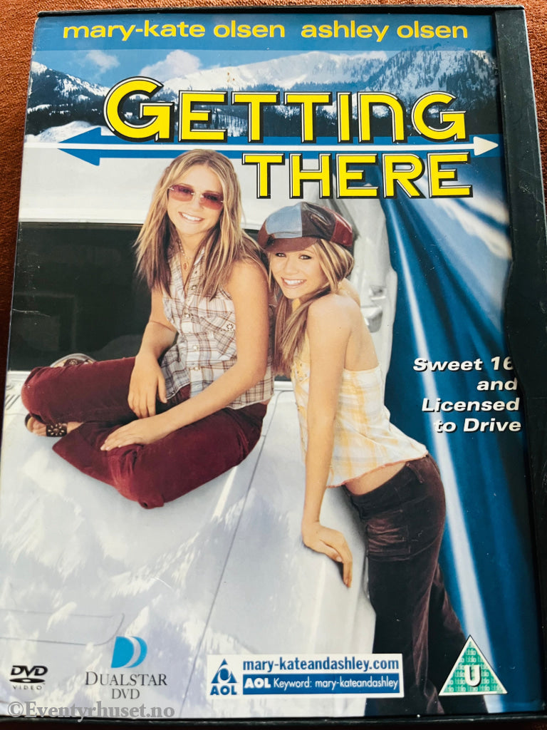 Getting There Med Mary-Kate Og Ashley Olsen. Dvd Snapcase.