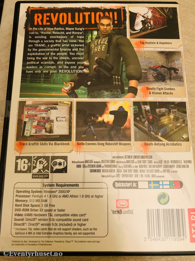 Getting Up. PC-spill. – Eventyrhuset