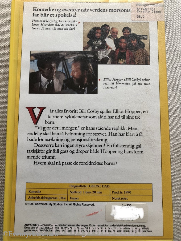 Ghost Dad. 1990. Vhs Big Box.