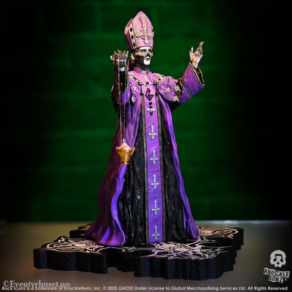 Ghost Rock Iconz Statue Papa V Perpetua Purple Robes 22 cm Collectibles