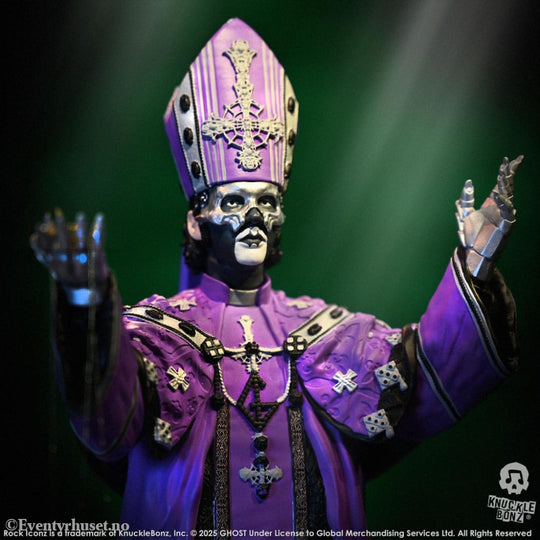 Ghost Rock Iconz Statue Papa V Perpetua Purple Robes 22 cm Collectibles