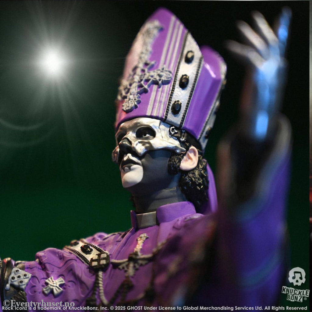 Ghost Rock Iconz Statue Papa V Perpetua Purple Robes 22 cm Collectibles