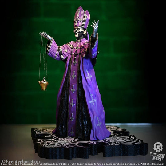 Ghost Rock Iconz Statue Papa V Perpetua Purple Robes 22 cm Collectibles