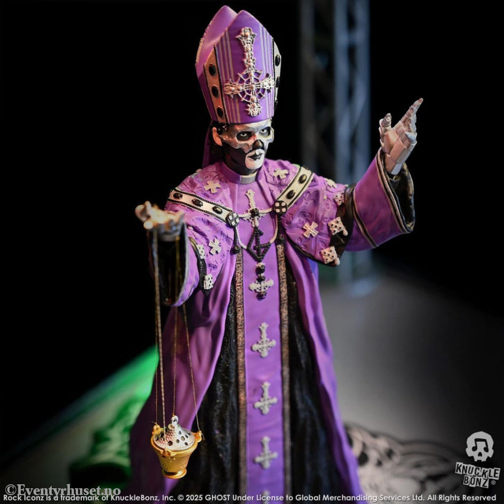 Ghost Rock Iconz Statue Papa V Perpetua Purple Robes 22 cm Collectibles