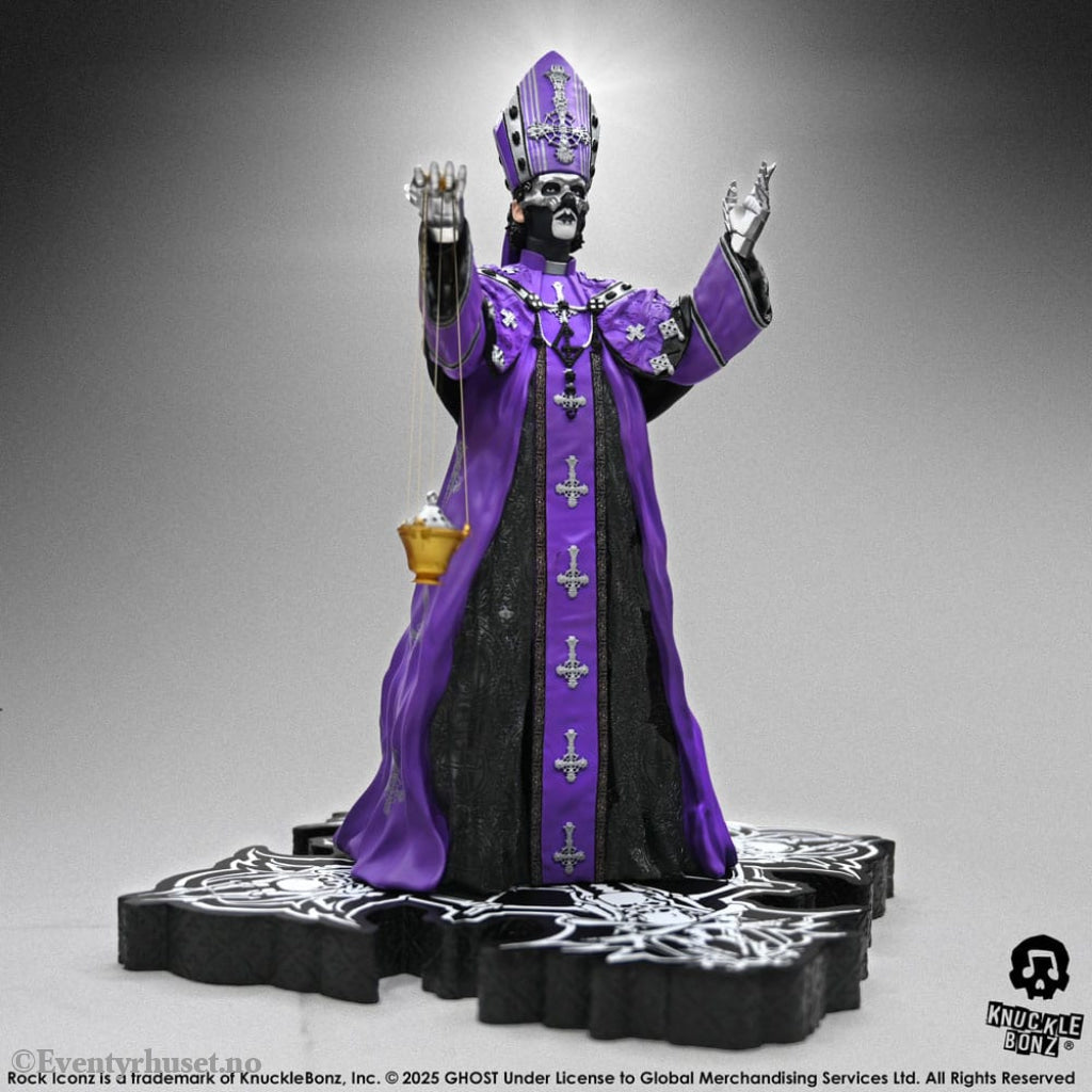 Ghost Rock Iconz Statue Papa V Perpetua Purple Robes 22 cm Collectibles