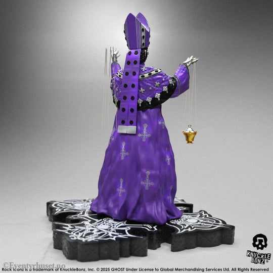 Ghost Rock Iconz Statue Papa V Perpetua Purple Robes 22 cm Collectibles