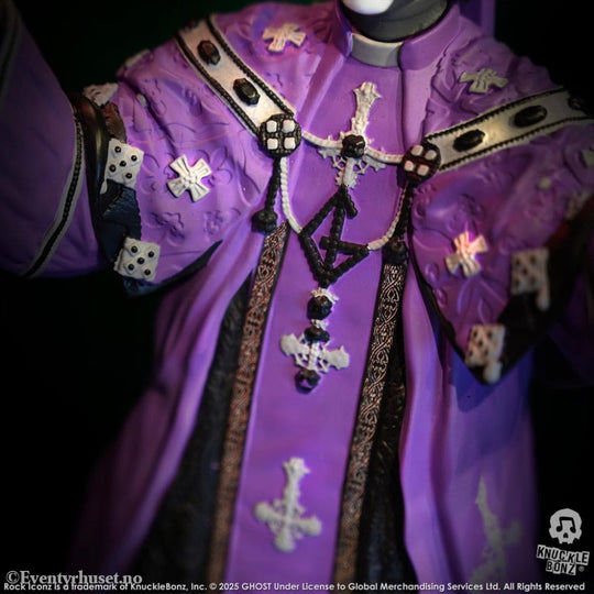 Ghost Rock Iconz Statue Papa V Perpetua Purple Robes 22 cm Collectibles