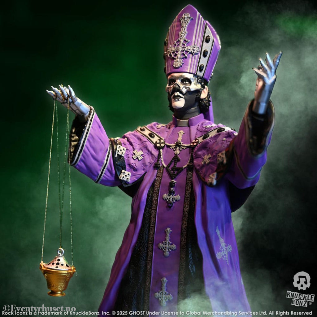Ghost Rock Iconz Statue Papa V Perpetua Purple Robes 22 cm Collectibles
