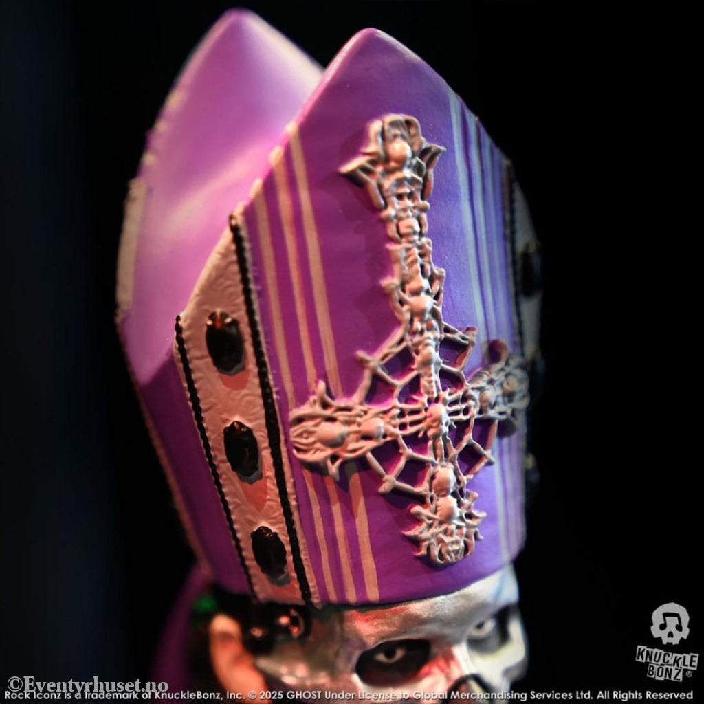 Ghost Rock Iconz Statue Papa V Perpetua Purple Robes 22 cm Collectibles