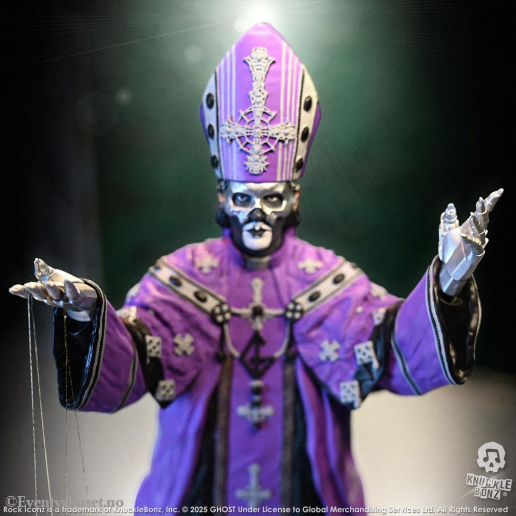 Ghost Rock Iconz Statue Papa V Perpetua Purple Robes 22 cm Collectibles