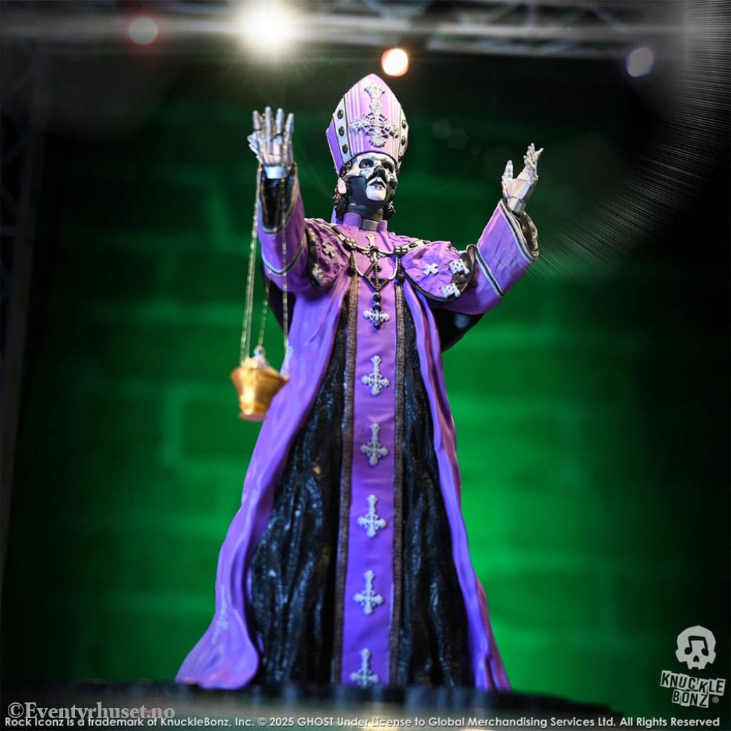 Ghost Rock Iconz Statue Papa V Perpetua Purple Robes 22 cm Collectibles