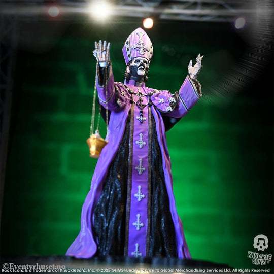 Ghost Rock Iconz Statue Papa V Perpetua Purple Robes 22 cm Collectibles