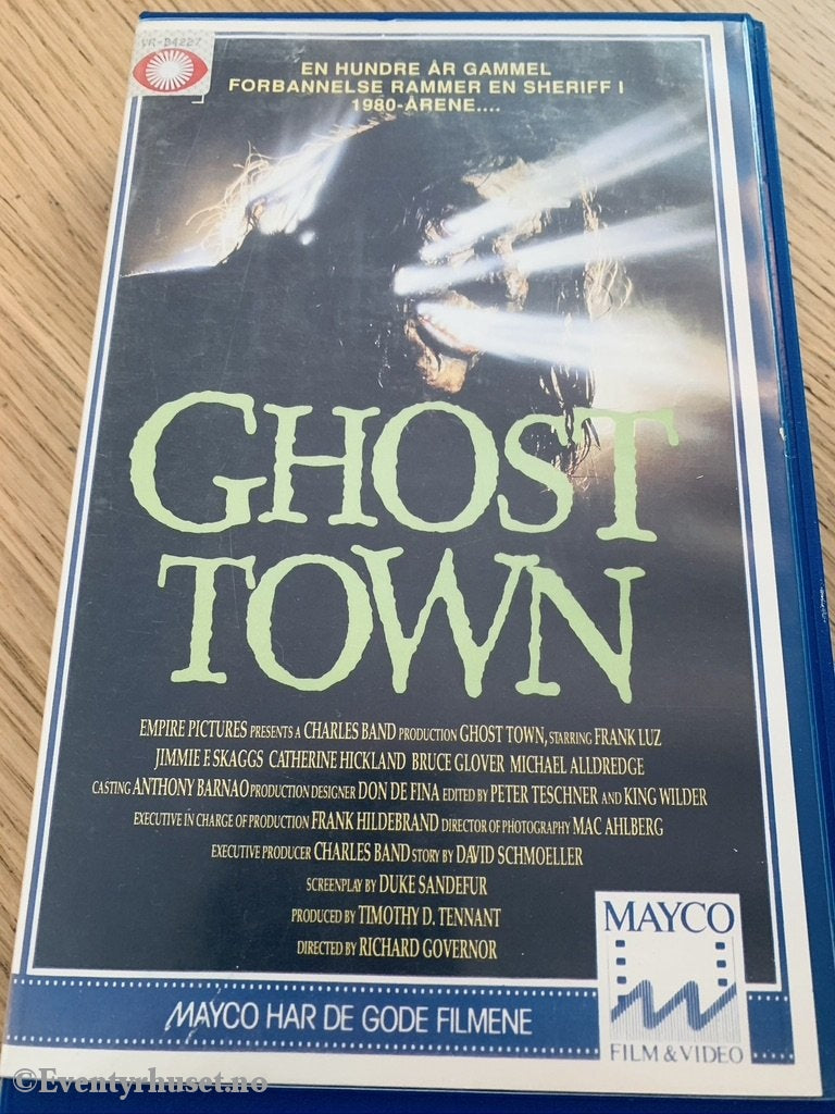 Ghost Town. 1986. Vhs Big Box.