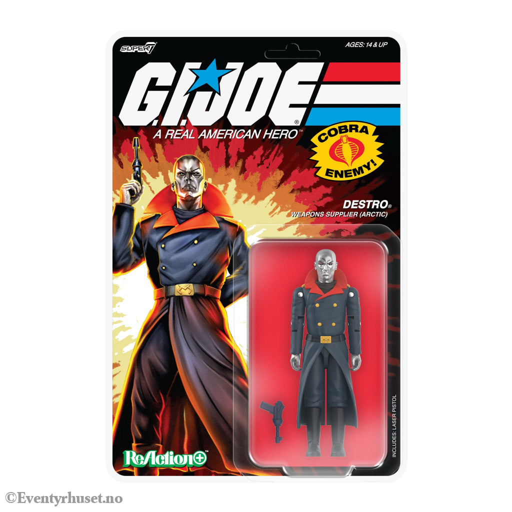 GI Joe (Movie) ReAction+ Action Figure Wave 5 Arctic Destro (Movie) 10 cm. Mint In Sealed Box (MISB)! Actionfigur