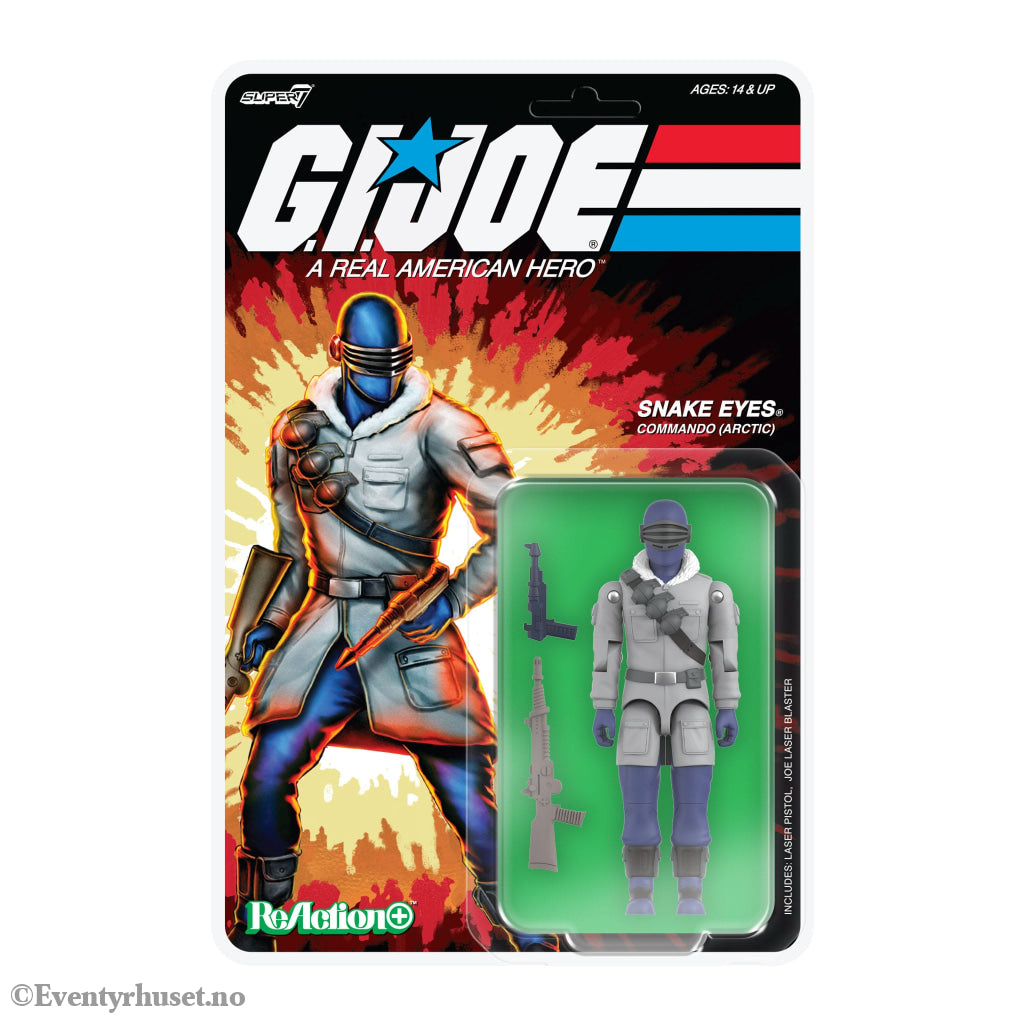 GI Joe (Movie) ReAction+ Action Figure Wave 5 Arctic Snake Eyes (Movie) 10 cm. Mint In Sealed Box (MISB)! Actionfigur