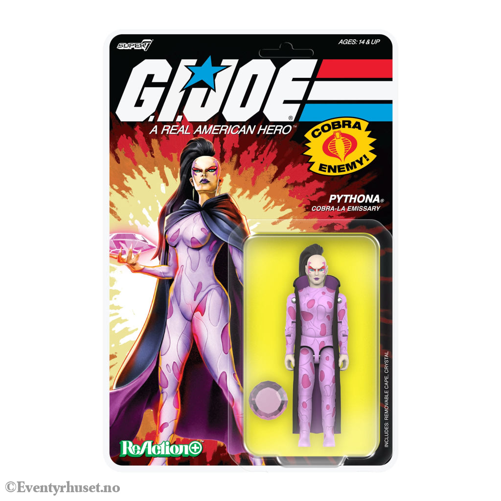 GI Joe (Movie) ReAction+ Action Figure Wave 5 Pythona (Movie) 10 cm. Mint In Sealed Box (MISB)! Actionfigur