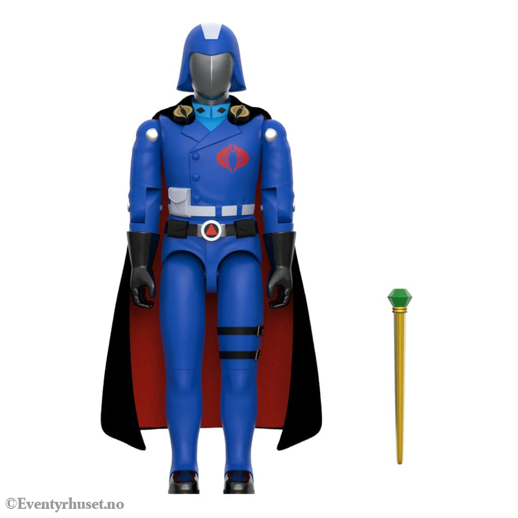 GI Joe ReAction+ Action Figure Wave 06 Cobra Commander (Movie Black Cape) 10 cm Toys