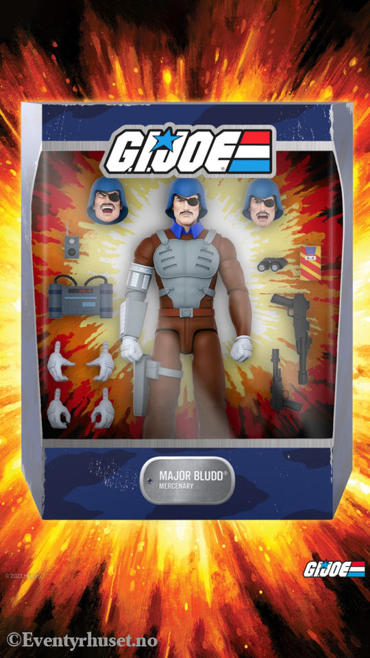 GI Joe Ultimates Action Figure Wave 5 Major Bludd 20 cm. Mint In Sealed Box (MISB)! Actionfigur