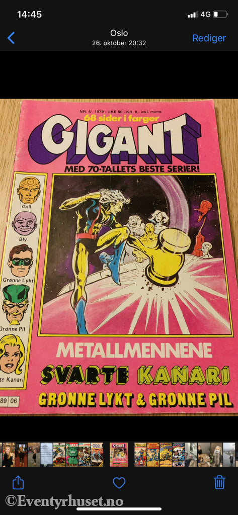 Gigant. 1979/06. Tegneserieblad