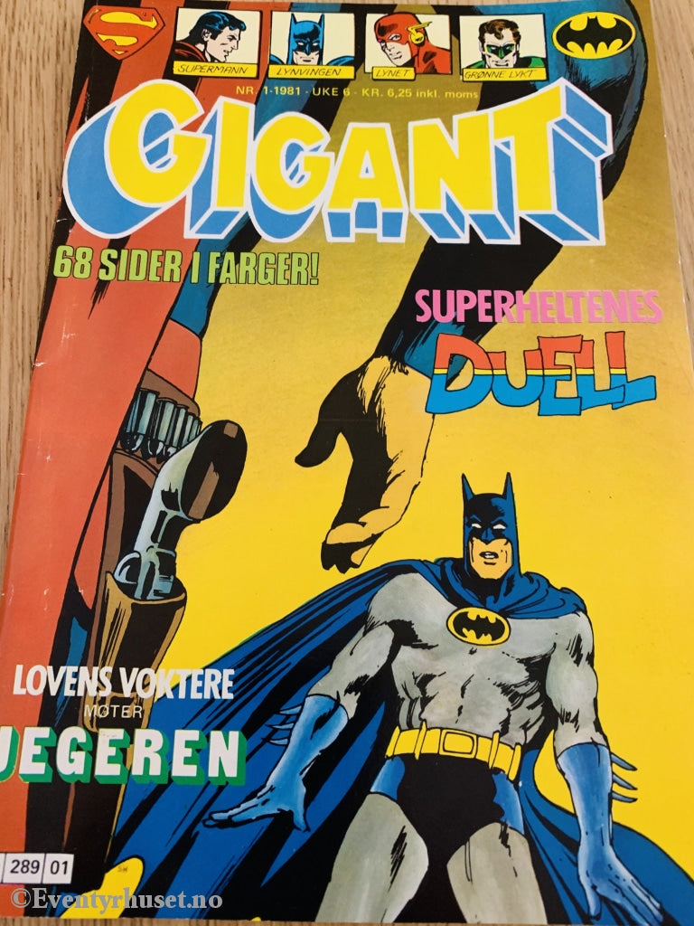 Gigant. 1981/01. Tegneserieblad